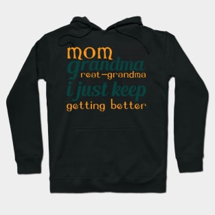 I Went From Mom Bruh Funny Mother's Day for Mom Wife Hoodie